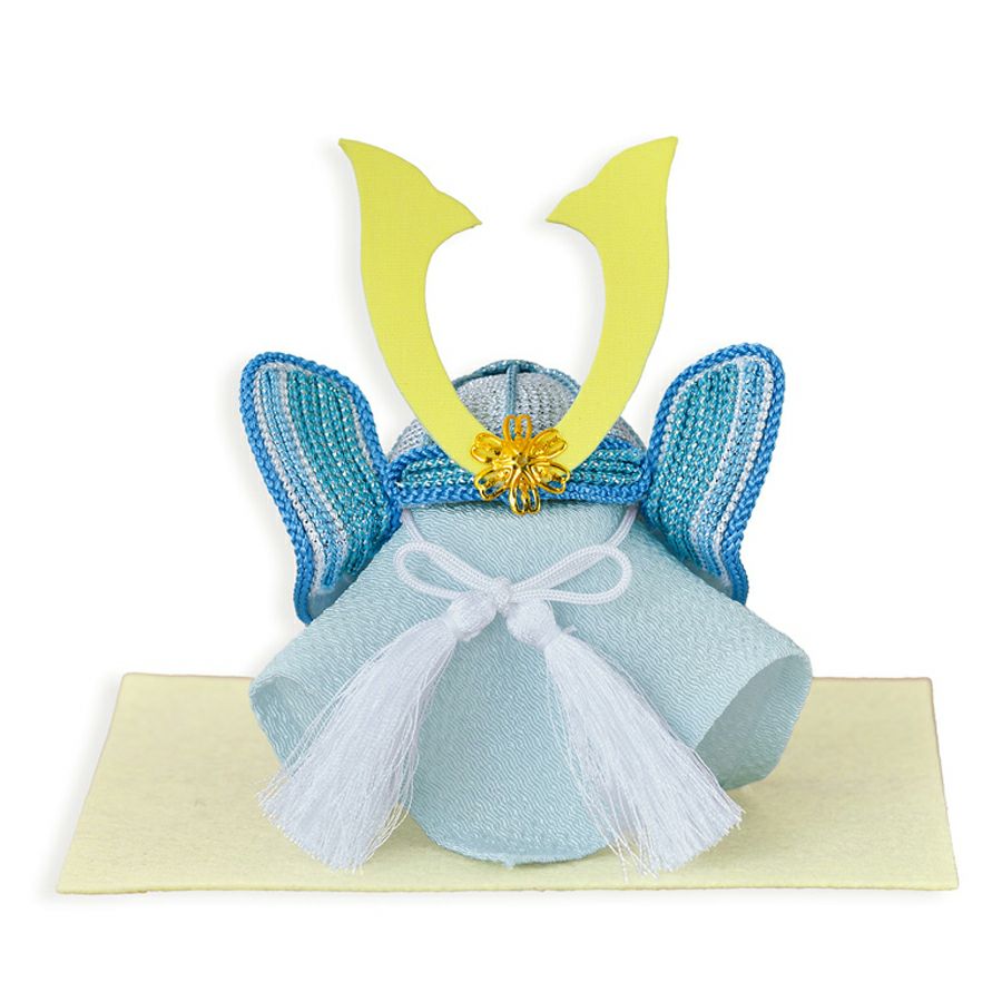  端午の節句ハンドメイドキット パステルカラーの兜飾り