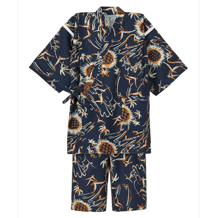 実物大型紙・小学生じんべい 男女用 夏祭りにも！初心者さんでも作れる小学生用の甚平パターン