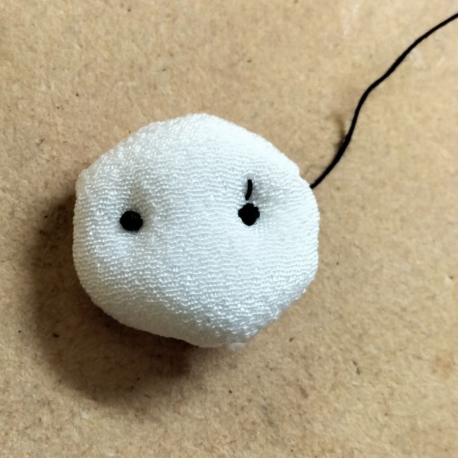 ちりめん手芸キット なかよしドールのチャーム・2個セット ちょっと懐かしい和のドールを手作り♪レトロな可愛さの縮緬細工