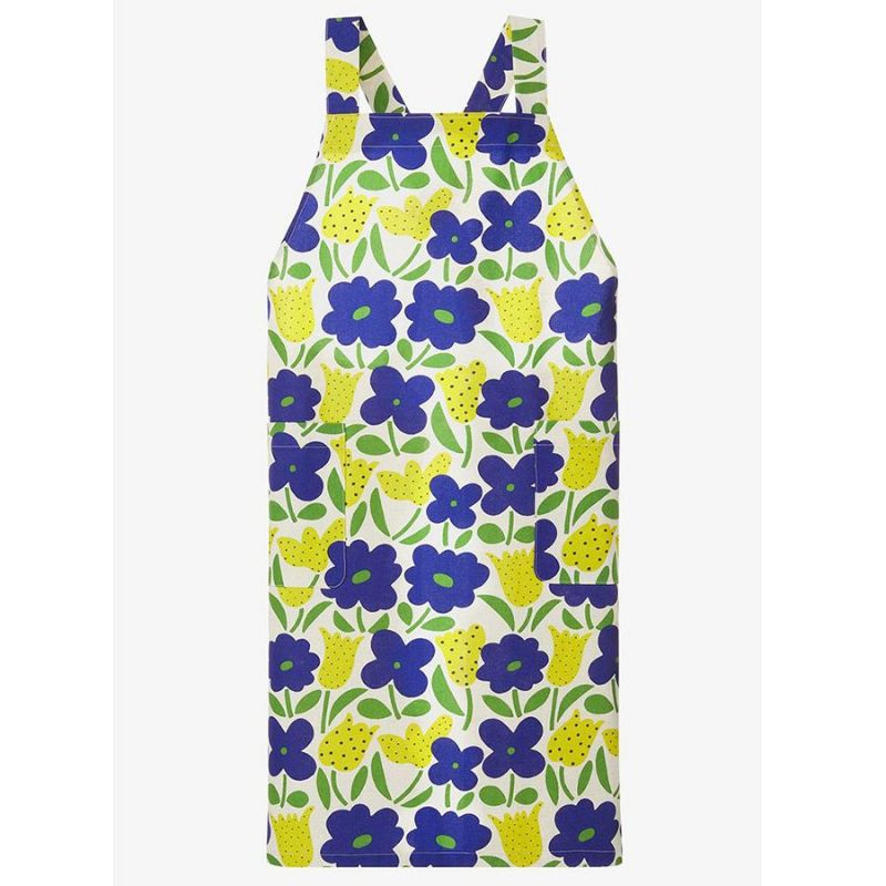 実物大型紙・かんたんエプロン おとな・こども用 大人と子どもでおそろいにも 簡単に作れるおしゃれエプロン