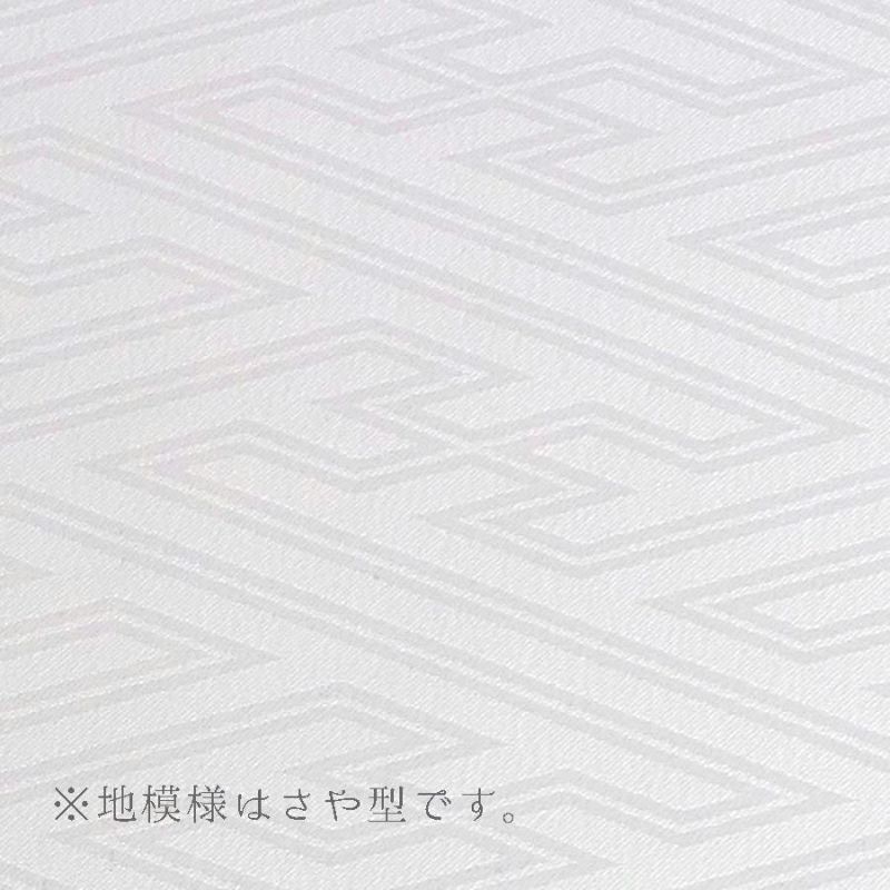 着物用洗える生地 束ねのしに和花(モノトーン) 1反売り(約12m) 七五三の祝い着や和装小物に華やか上品なポリエステル和柄反物