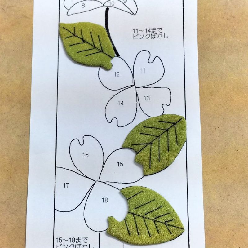 ちりめん手芸キット もてなしの花 12ヵ月セット 季節の花をちりめんで楽しむ押し絵キット 玄関や和室の飾りに
