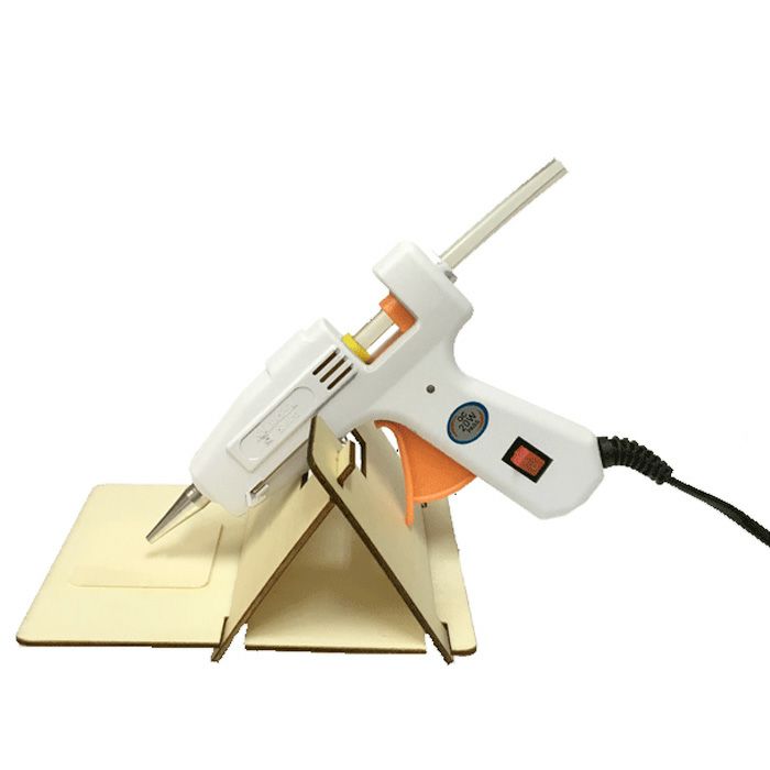 グルーガン3点セット (高温タイプグルーガン＋スティック＋スタンド) 届いてすぐ始められる便利な手芸ツール！高温対応のグルーガン