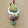 ちりめん手芸キット かえるのお守りチャーム・2個セット 無事カエル、福カエルの願いを込めて 蛙のハンドメイドキット