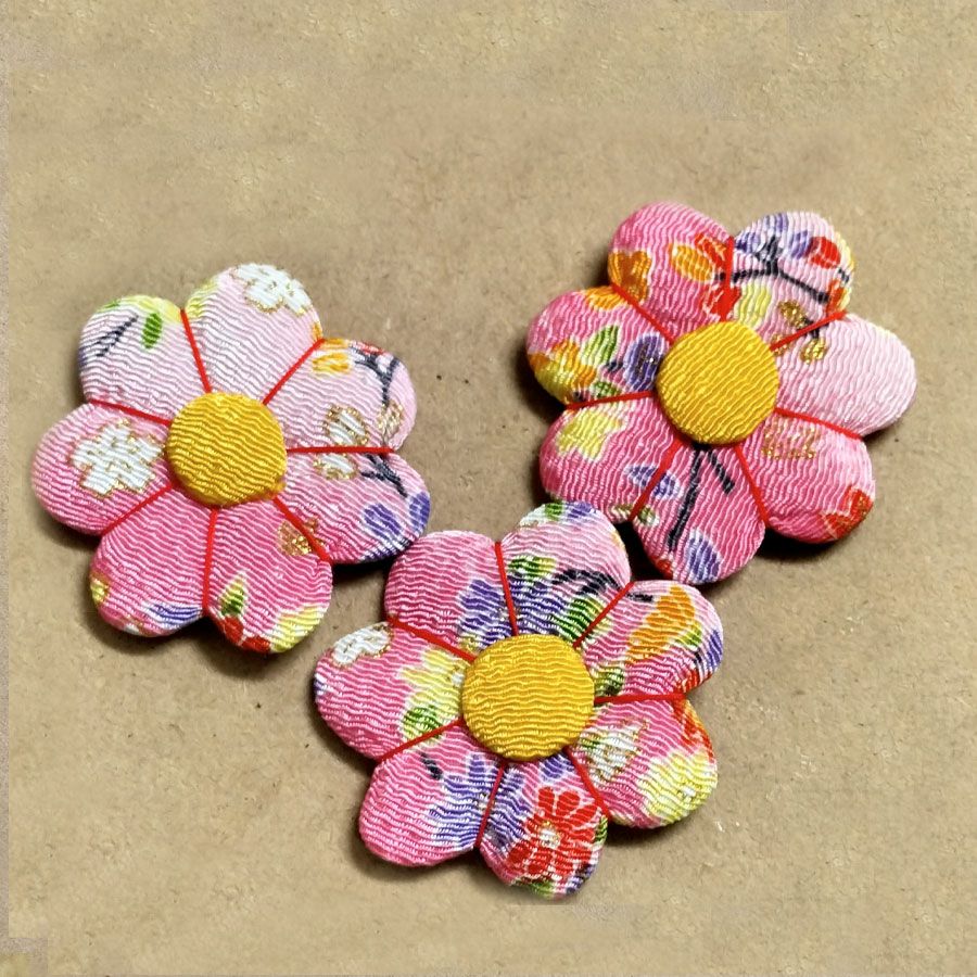 押絵キット カーネーションの花籠 母の日プレゼントハンドメイド ちりめん押し絵 花の和風アート