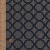 金襴生地(金らん) 稜華文(濃紺) 10cm単位 切り売り 正倉院文様 りょうかもんにしき 唐花文 上品なレース柄きんらん