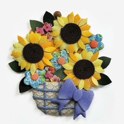 押絵キット ひまわりの花籠