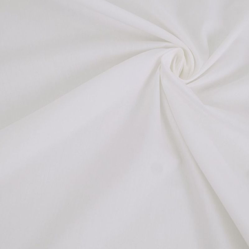 綿ブロード無地(オフホワイト) 10cm単位 切り売り 無地ブロード生地白 中薄手コットン ブラウス・シャツ・洋服に