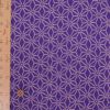 古布調一越ちりめん かのこ麻の葉(紫) 10cm単位 切り売り 麻の葉文様レーヨンチリメン 麻の葉模様伝統柄縮緬 つまみ細工に