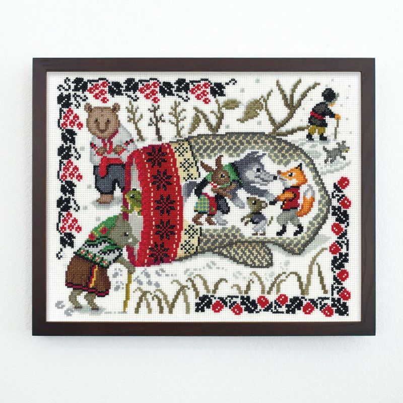 クロスステッチキット Nostalgic Story てぶくろ ノスタルジックストーリー刺しゅうキット オリムパス製絲 手袋