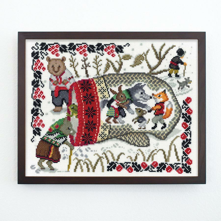 クロスステッチキット Nostalgic Story てぶくろ ノスタルジックストーリー刺しゅうキット オリムパス製絲 手袋