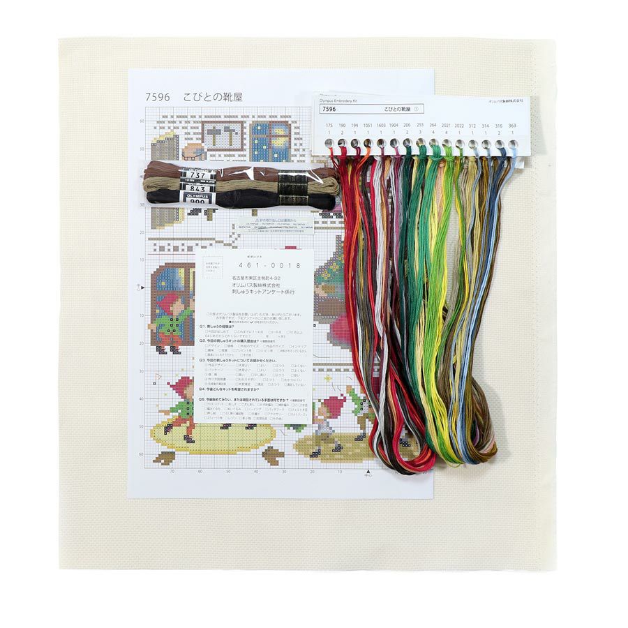 クロスステッチキット Nostalgic Story こびとの靴屋 ノスタルジックストーリー刺しゅうキット 小人の靴屋 童話の世界