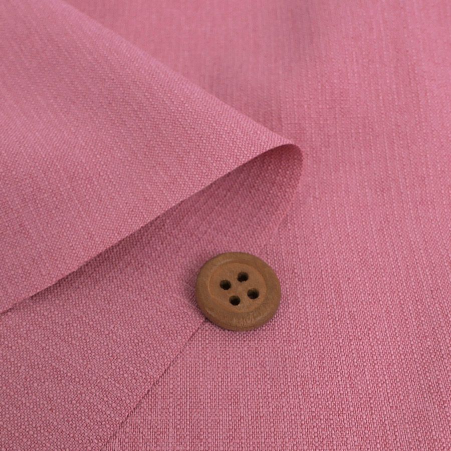 ランダムコードクロス(ポリエステル) ダスティピンク 10cm単位 切り売り 落ち着いたローズピンク 上品大人ピンク スカートなど洋服地に