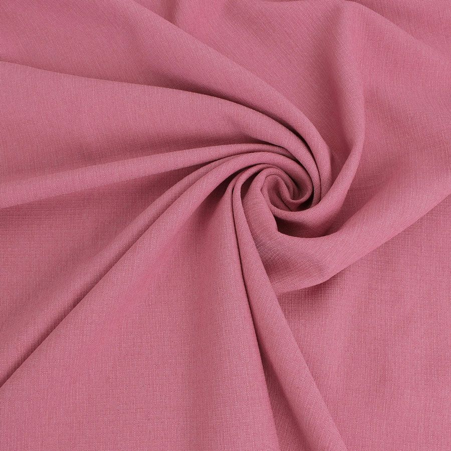 ランダムコードクロス(ポリエステル) ダスティピンク 10cm単位 切り売り 落ち着いたローズピンク 上品大人ピンク スカートなど洋服地に