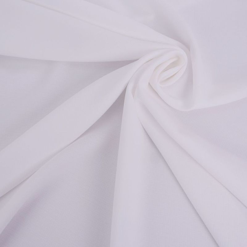 ランダムコードクロス(ポリエステル) 白 10cm単位 切り売り ホームソーイングに清潔感あるホワイト シャツやワンピースに