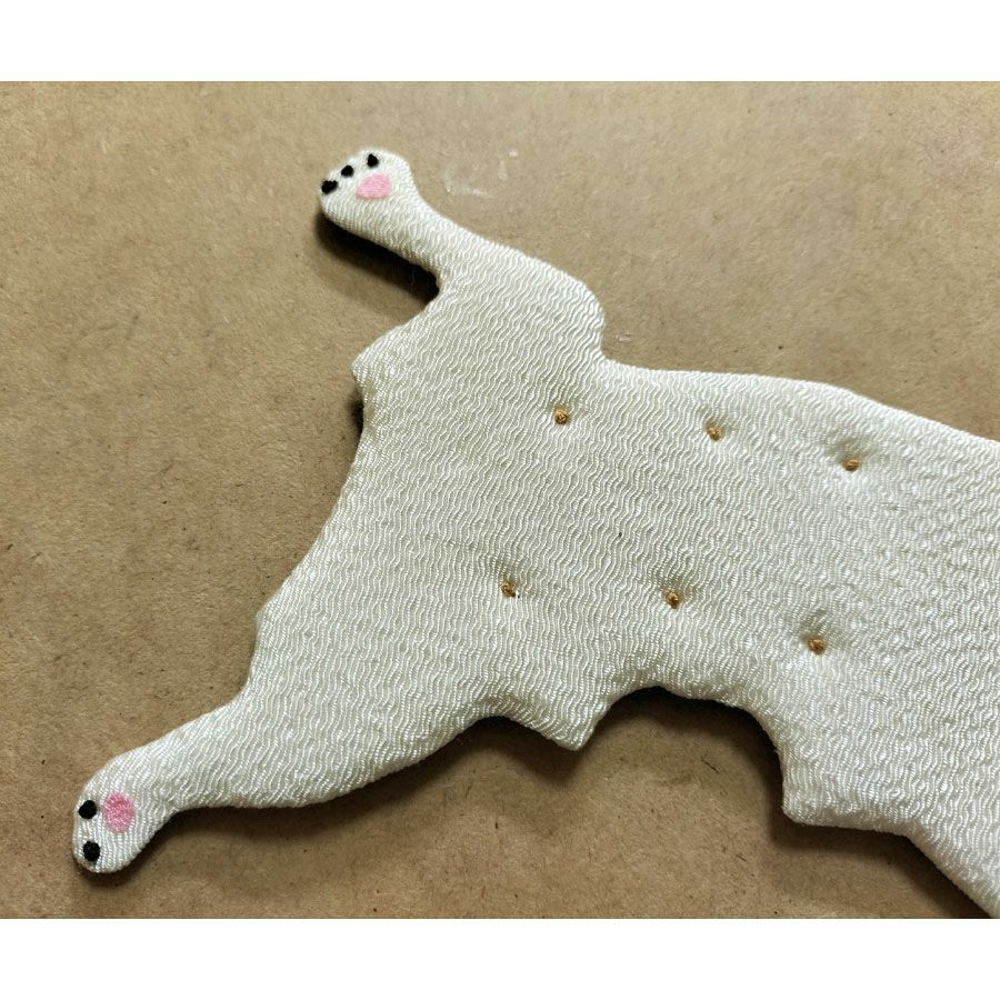 手芸キット 愛しの猫たち 押絵の壁掛け・首輪ピンク猫 いとしのねこモチーフミニタペストリー手作りキット 初心者向き