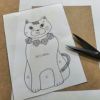 手芸キット 愛しの猫たち 押絵の壁掛け・首輪ピンク猫 いとしのねこモチーフミニタペストリー手作りキット 初心者向き