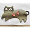 手芸キット 愛しの猫たち 押絵の壁掛け・いたずらキジトラ 猫モチーフミニ壁掛け 手作りキット和風クラフト 簡単押し絵