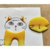 手芸キット 愛しの猫たち 押絵の壁掛け・花束トラ猫 ねこミニタペストリー手作りクラフトキット 縮緬押し絵初心者