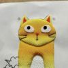 手芸キット 愛しの猫たち 押絵の壁掛け・花束トラ猫 ねこミニタペストリー手作りクラフトキット 縮緬押し絵初心者