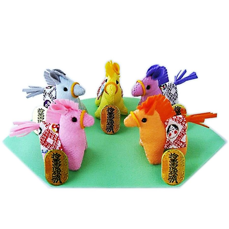 2026干支手作りキット なかよし五福馬 干支「午」ちりめん細工キット うま年新年 可愛い馬で運気上昇