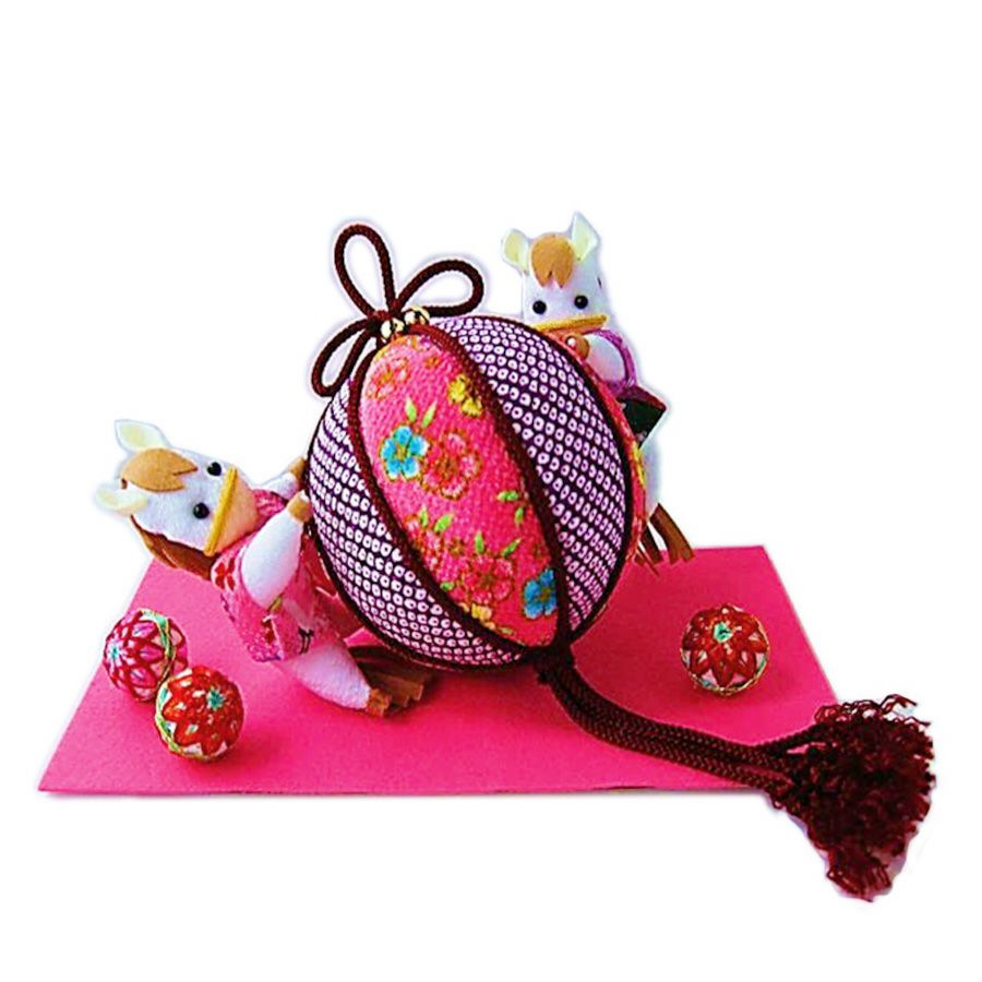 2026干支手作りキット 開運まりと福馬 干支インテリア 2026年午年 うま年 縁起飾り 正月飾り 新年飾り