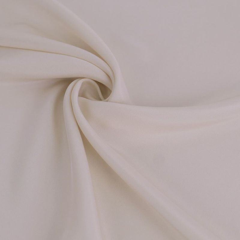 正絹パレスちりめん 無地(象牙色) 10cm単位 切り売り 精華パレスチリメン 縮緬生地 シルク100％ 手芸用 着物八掛生地