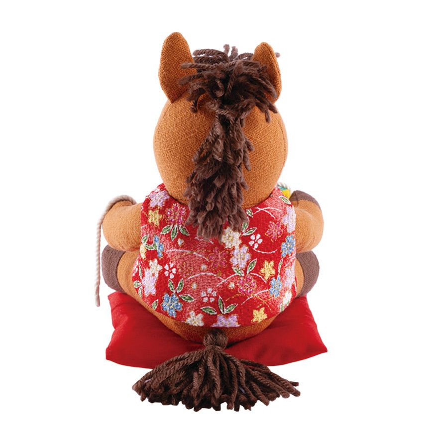 2026干支ぬいぐるみキット コマとお馬さん うま年縫いぐるみ手作りキット オリムパス製絲 午年置き物制作