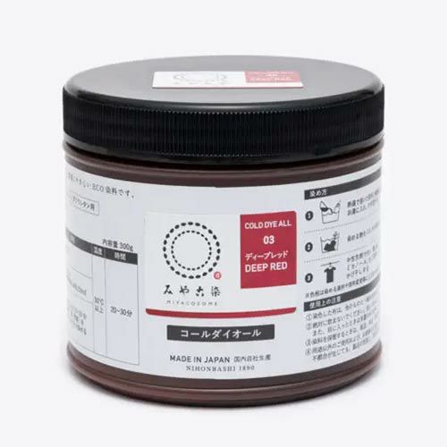 染色剤 みやこ染・コールダイオール《大容量300g》 Tシャツ染め 低温で染まる コットンや麻用染料 業務用サイズ