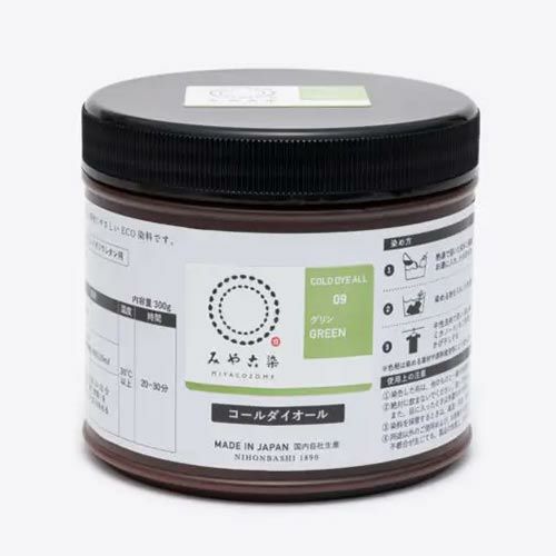 染色剤 みやこ染・コールダイオール《大容量300g》 Tシャツ染め 低温で染まる コットンや麻用染料 業務用サイズ