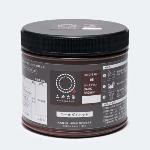 染色剤 みやこ染・コールダイホット《大容量300g》 染料お徳用サイズ お湯染め 自宅で染め直し 衣類リメイク用に