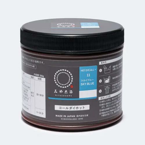 染色剤 みやこ染・コールダイホット《大容量300g》 染料お徳用サイズ お湯染め 自宅で染め直し 衣類リメイク用に