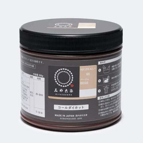 染色剤 みやこ染・コールダイホット《大容量300g》 染料お徳用サイズ お湯染め 自宅で染め直し 衣類リメイク用に