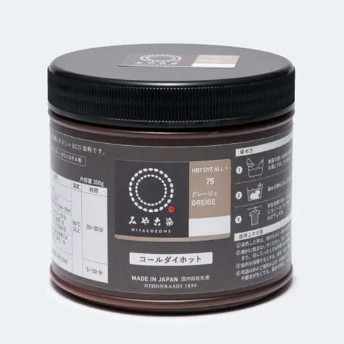 染色剤 みやこ染・コールダイホット《大容量300g》 染料お徳用サイズ お湯染め 自宅で染め直し 衣類リメイク用に