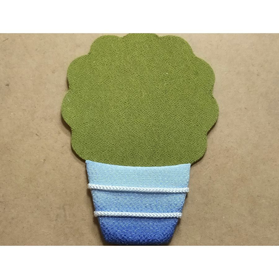 押絵キット 暑中見舞いの花籠 ちりめん押し絵キット チリメン細工 縮緬手芸 夏向きクラフト