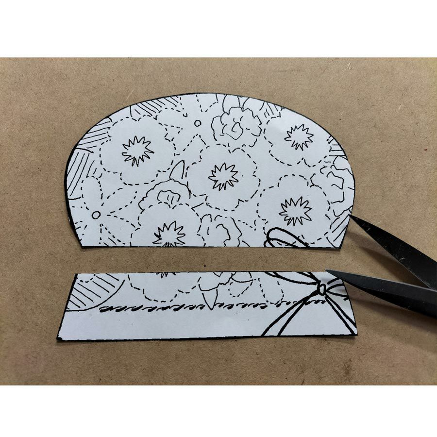 押絵キット 盛夏のプランター |生地 和柄/和布/ちりめん手芸通販布がたり