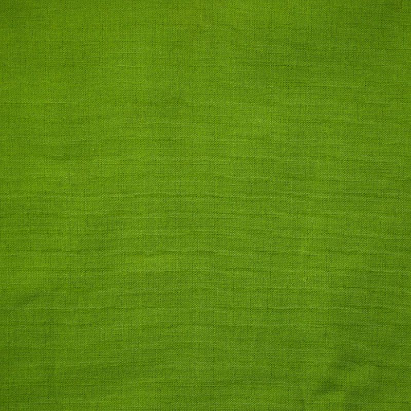 綿麻キャンバス生地 echino (グリーン) 10cm単位 切り売り エチノ無地緑色 コットンリネンキャンバス薄手 コッカ 洋服地