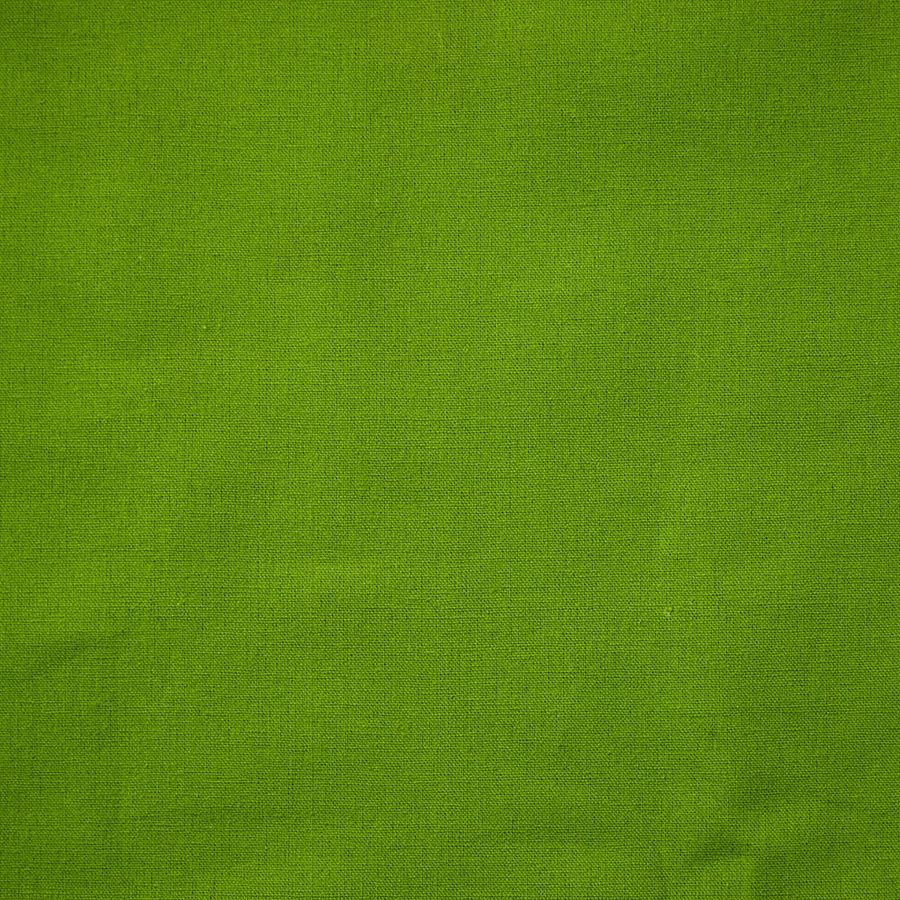 綿麻キャンバス生地 echino (グリーン) 10cm単位 切り売り エチノ無地緑色 コットンリネンキャンバス薄手 コッカ 洋服地