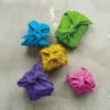 綿麻キャンバス生地 echino (グリーン) 10cm単位 切り売り エチノ無地緑色 コットンリネンキャンバス薄手 コッカ 洋服地