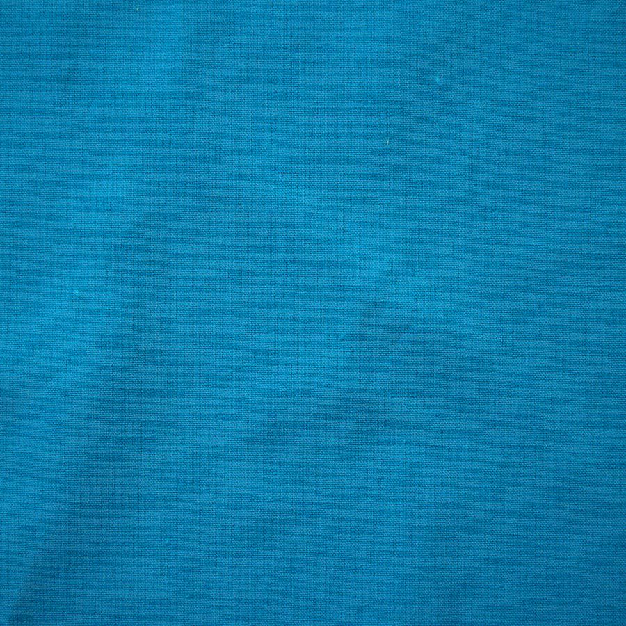 綿麻キャンバス生地 echino (ターコイズ) 10cm単位 切り売り コットンリネン混キャンバス生地中薄手 エチノ生地 コッカ無地