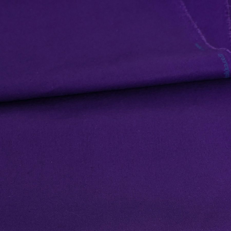 綿麻キャンバス生地 echino (パープル) 10cm単位 切り売り コットンリネンキャンバス薄手 エチノ無地 KOKKAコッカリネン