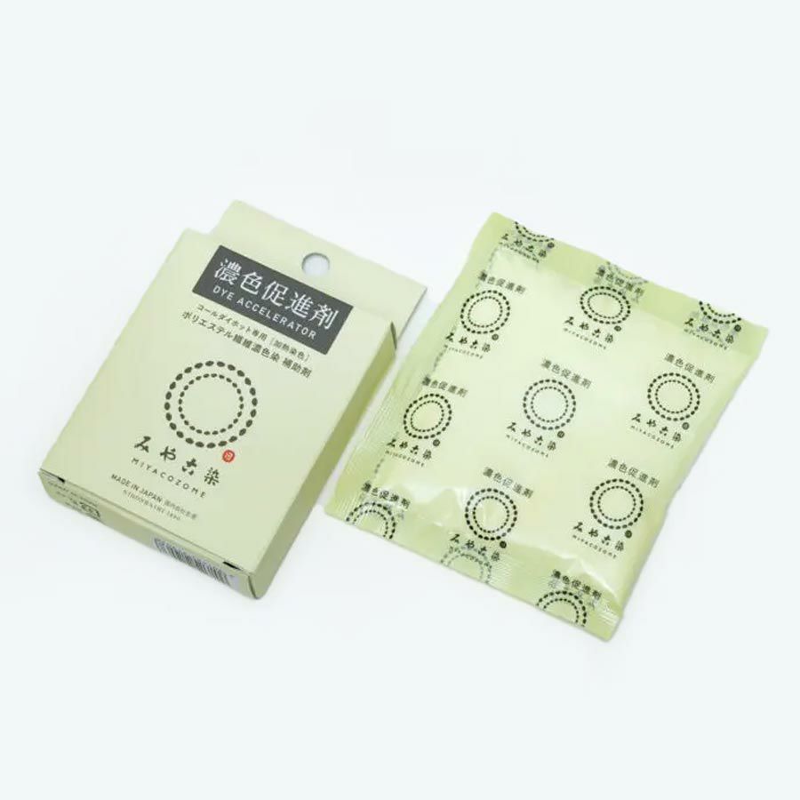 コールダイホット用濃色促進剤 20g コールダイホットでポリエステルを濃く染められる