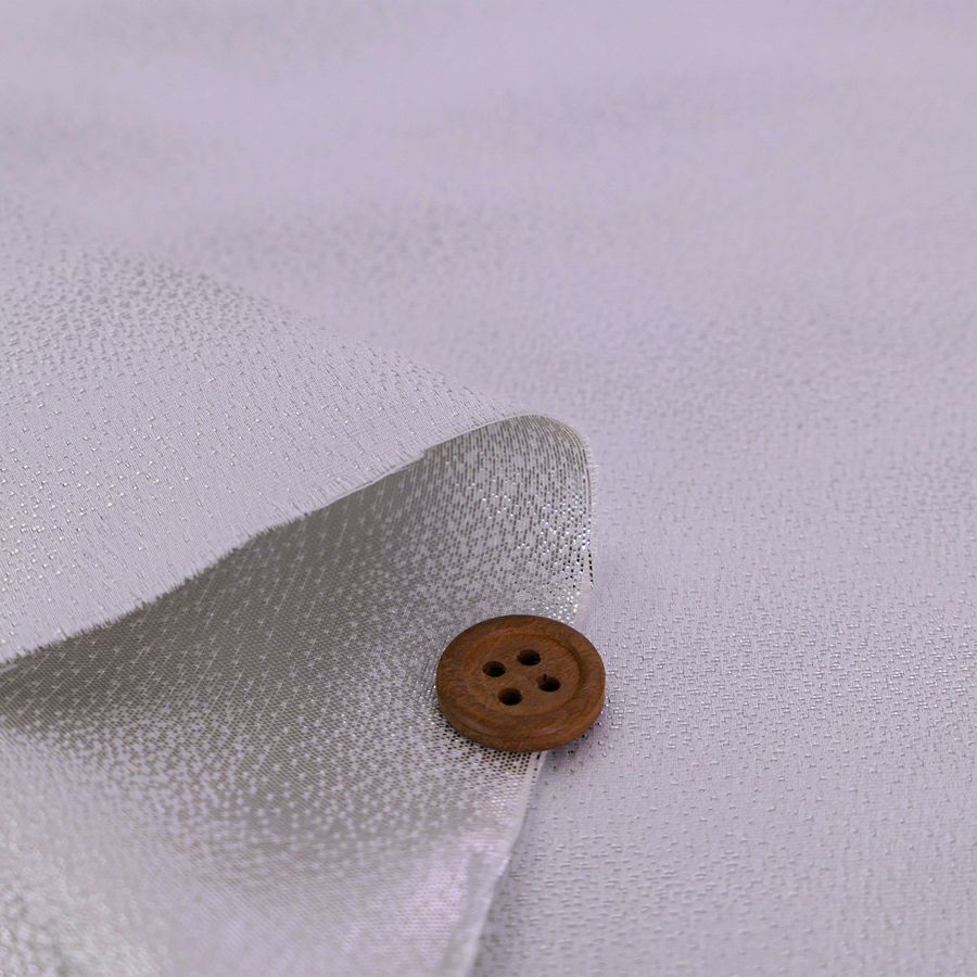 金襴生地(金らん) 干支向き 輝く霞(白に銀) 10cm単位 切り売り 2026午年手作り用生地 西陣織きんらん 白馬押し絵生地 交織織物