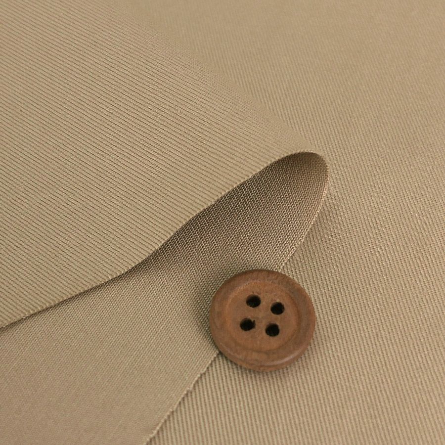 コットンツイル無地(ベージュ) 10cm単位 切り売り 綿ツイル ナチュラルカラー バッグ制作 木綿無地生地 本ツイル