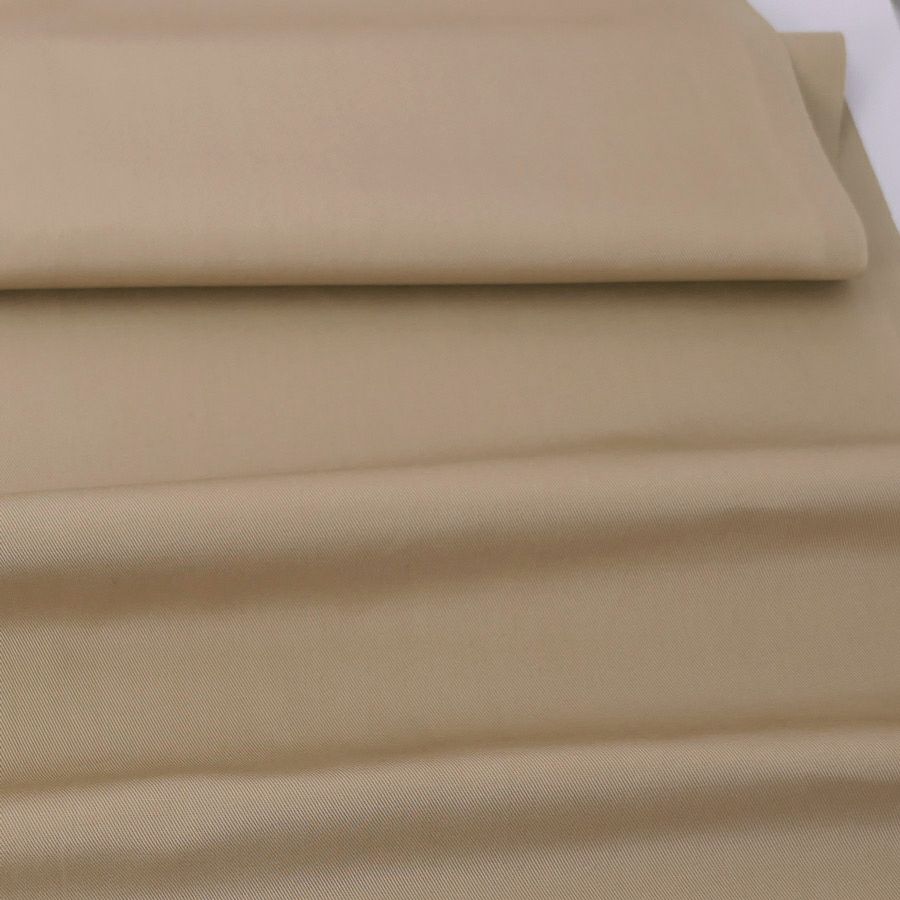 コットンツイル無地(ベージュ) 10cm単位 切り売り 綿ツイル ナチュラルカラー バッグ制作 木綿無地生地 本ツイル