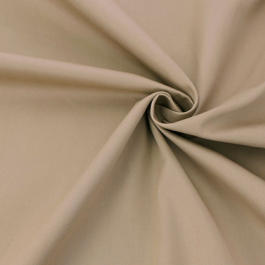 コットンツイル無地(ベージュ) 10cm単位 切り売り 綿ツイル ナチュラルカラー バッグ制作 木綿無地生地 本ツイル