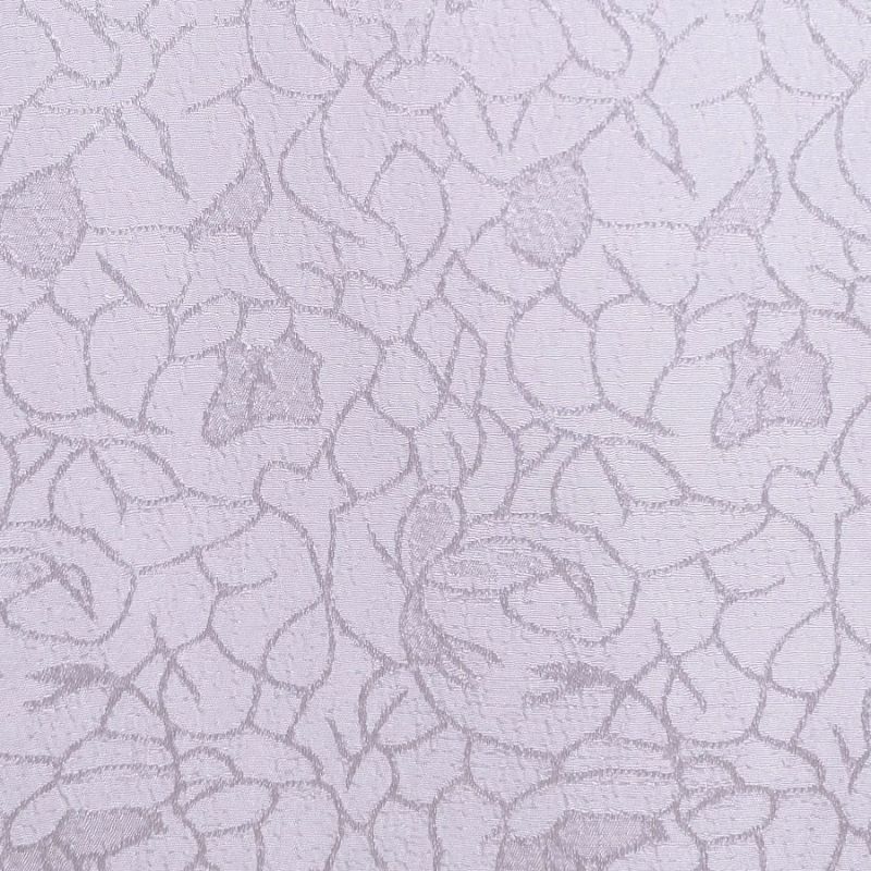 ポリエステルちりめんジャガード・バラ模様(白) ポリチリメンジャカード 縮緬ジャガード 衣装生地 薔薇ばら柄