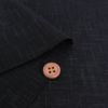 無地かすり風ムラ糸もめん生地 (黒) 50cm単位 切り売り ムラ糸クロスワッシャー加工 ブラック 和風木綿布地 ナチュラル
