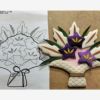 押絵キット 健康長寿 祝いの花籠 和風クラフトキット ちりめん押し絵簡単 敬老の日プレゼント