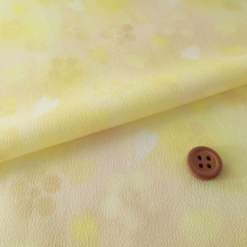 一越ちりめん生地 春花かげろう4色セット 約34×25cm つまみ細工向き布地ぼかし柄 薄手つまみやすいひとこしちりめん